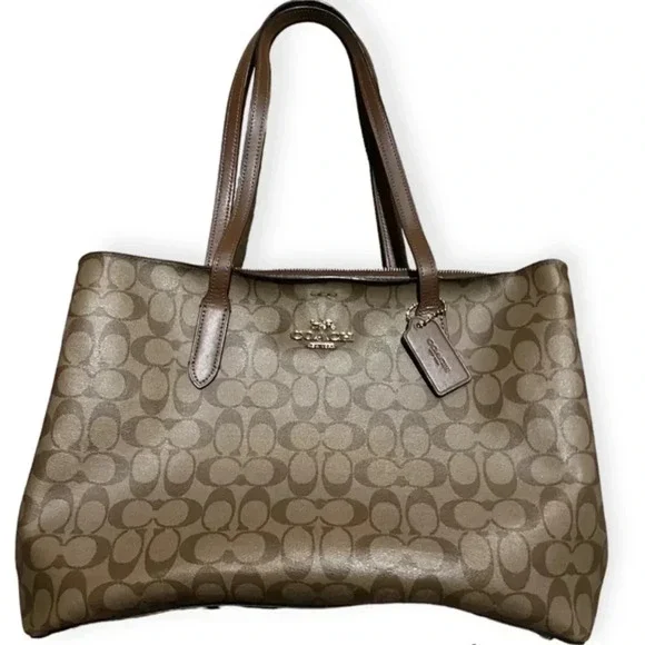 COACH Large Avenue Carryall In Signature Canvas - Picture 3 of 8